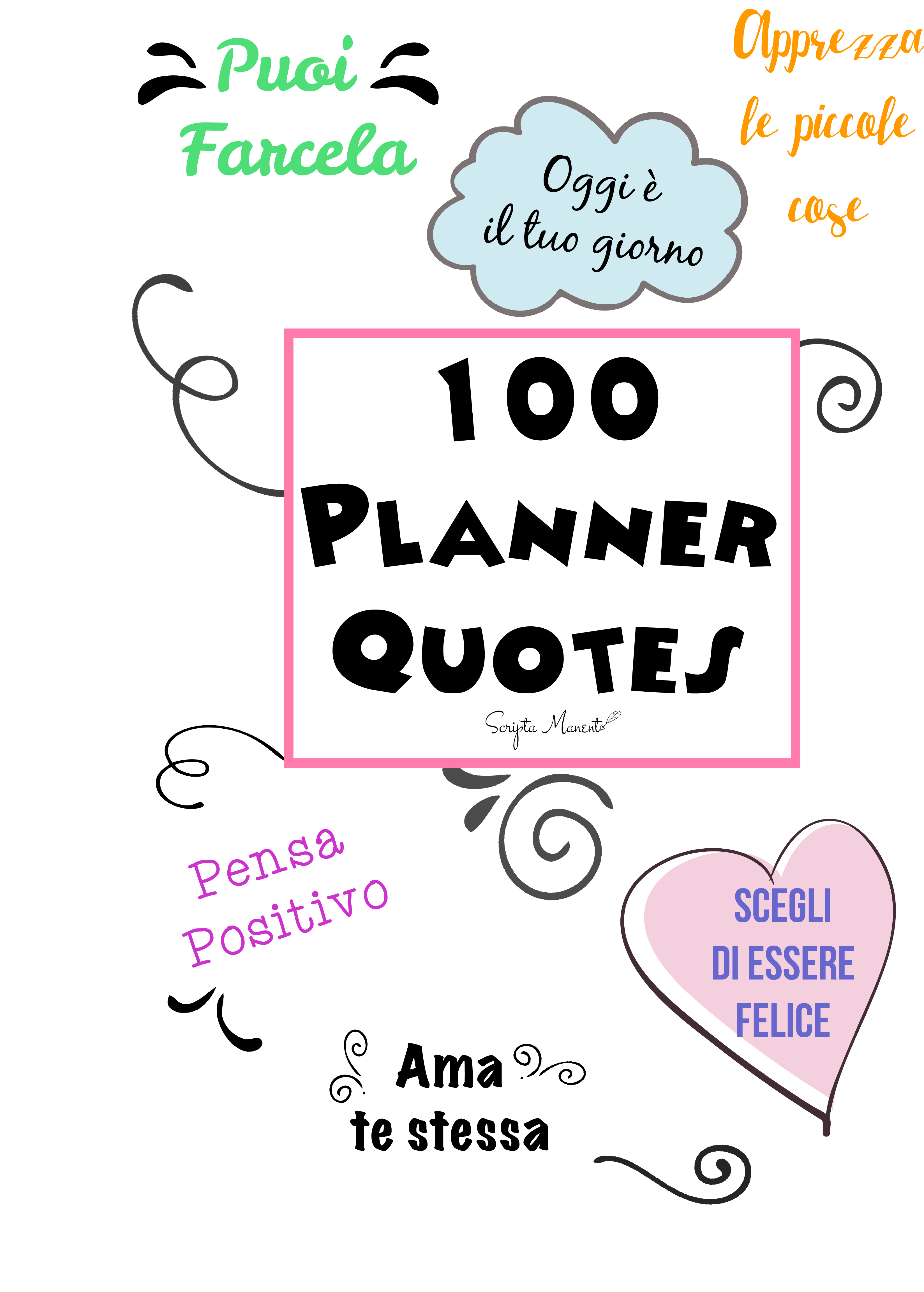 100 Planner Quotes Per Decorare La Tua Agenda Scripta Manent Torino