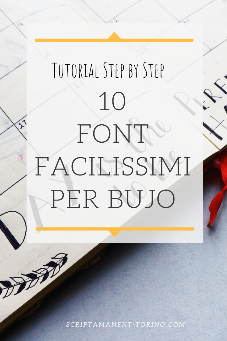 10 Lettering Font Che Tutti Possono Disegnare Scripta Manent Torino